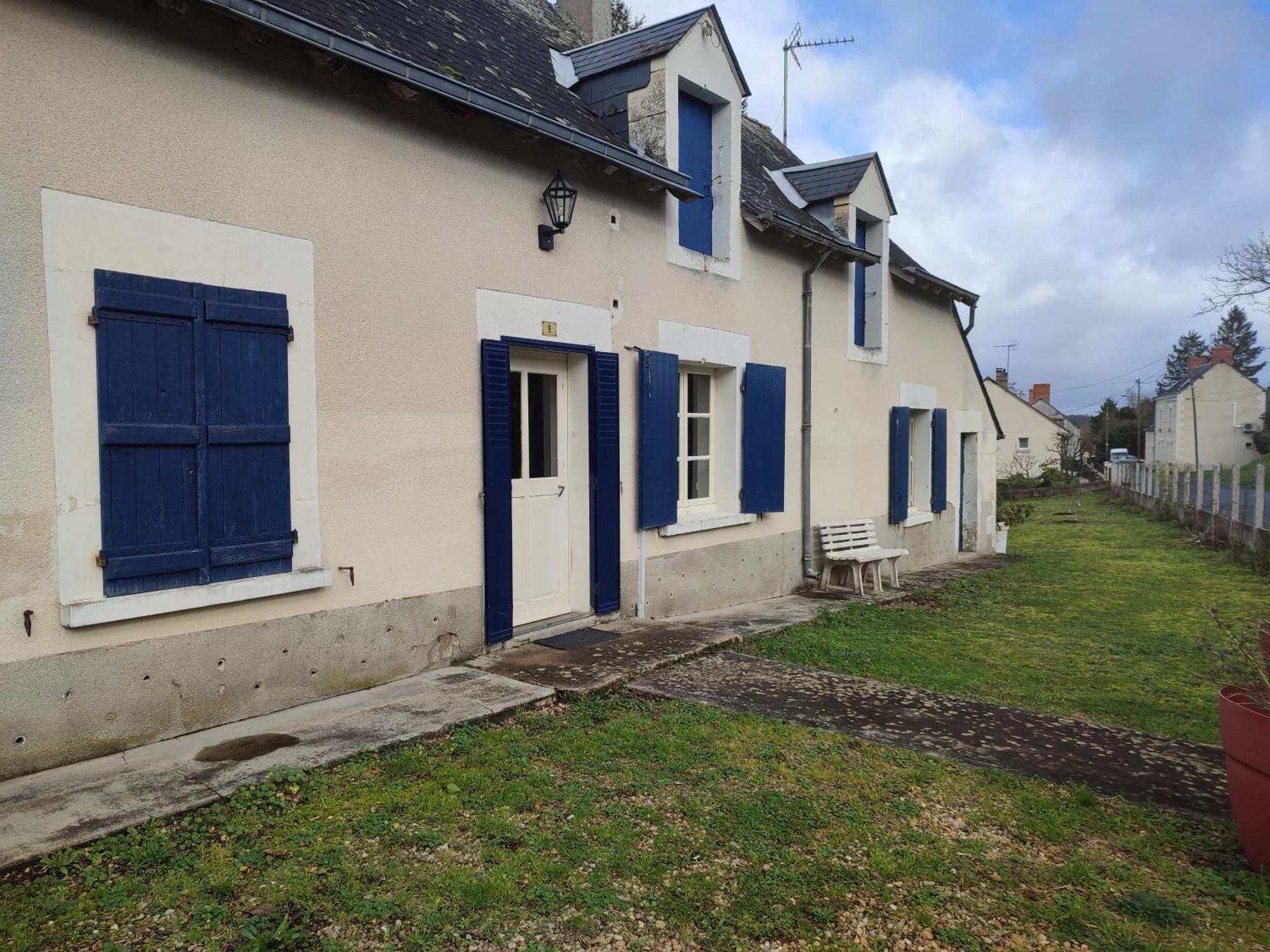 Maison Plain Pied, 2 Chambres, Longere Typique , Fraiche, Dans Bourg Avec Tous Commerces Luçay-le-Mâle Εξωτερικό φωτογραφία