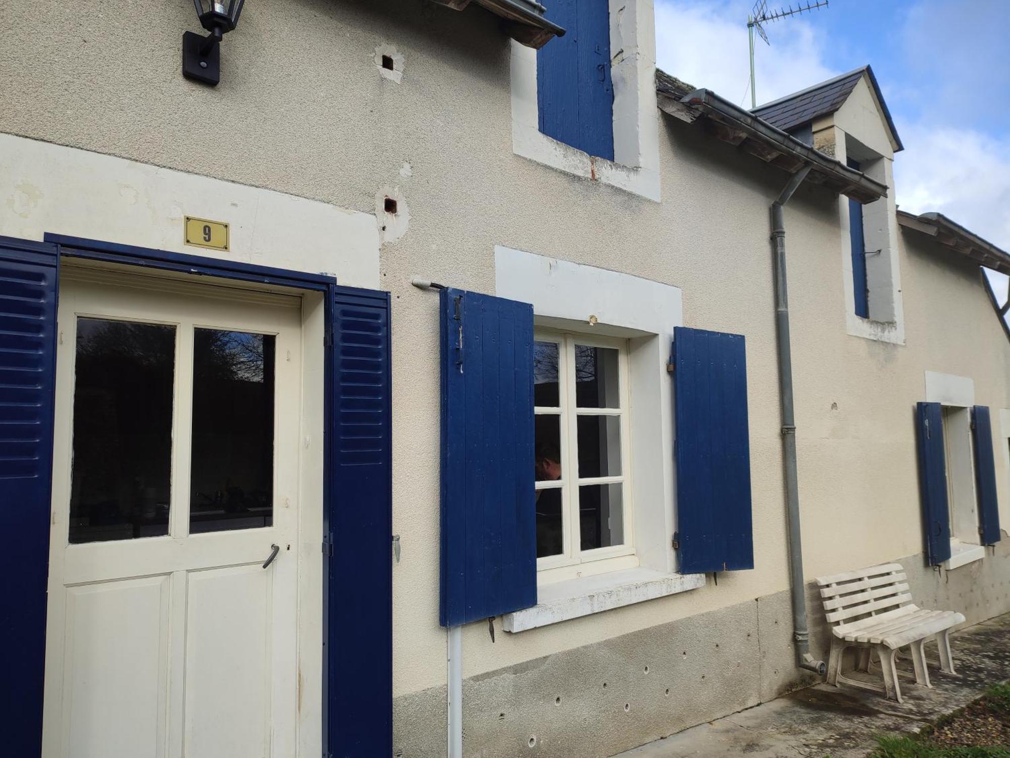 Maison Plain Pied, 2 Chambres, Longere Typique , Fraiche, Dans Bourg Avec Tous Commerces Luçay-le-Mâle Εξωτερικό φωτογραφία