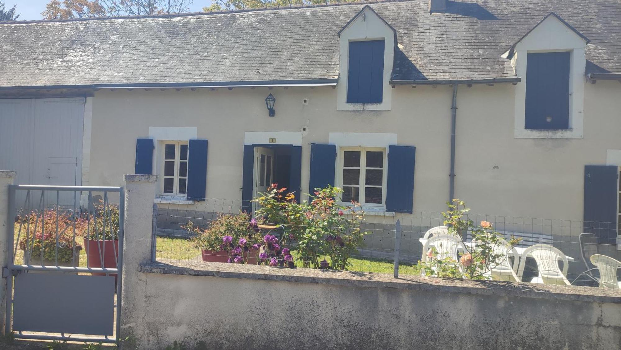Maison Plain Pied, 2 Chambres, Longere Typique , Fraiche, Dans Bourg Avec Tous Commerces Luçay-le-Mâle Εξωτερικό φωτογραφία